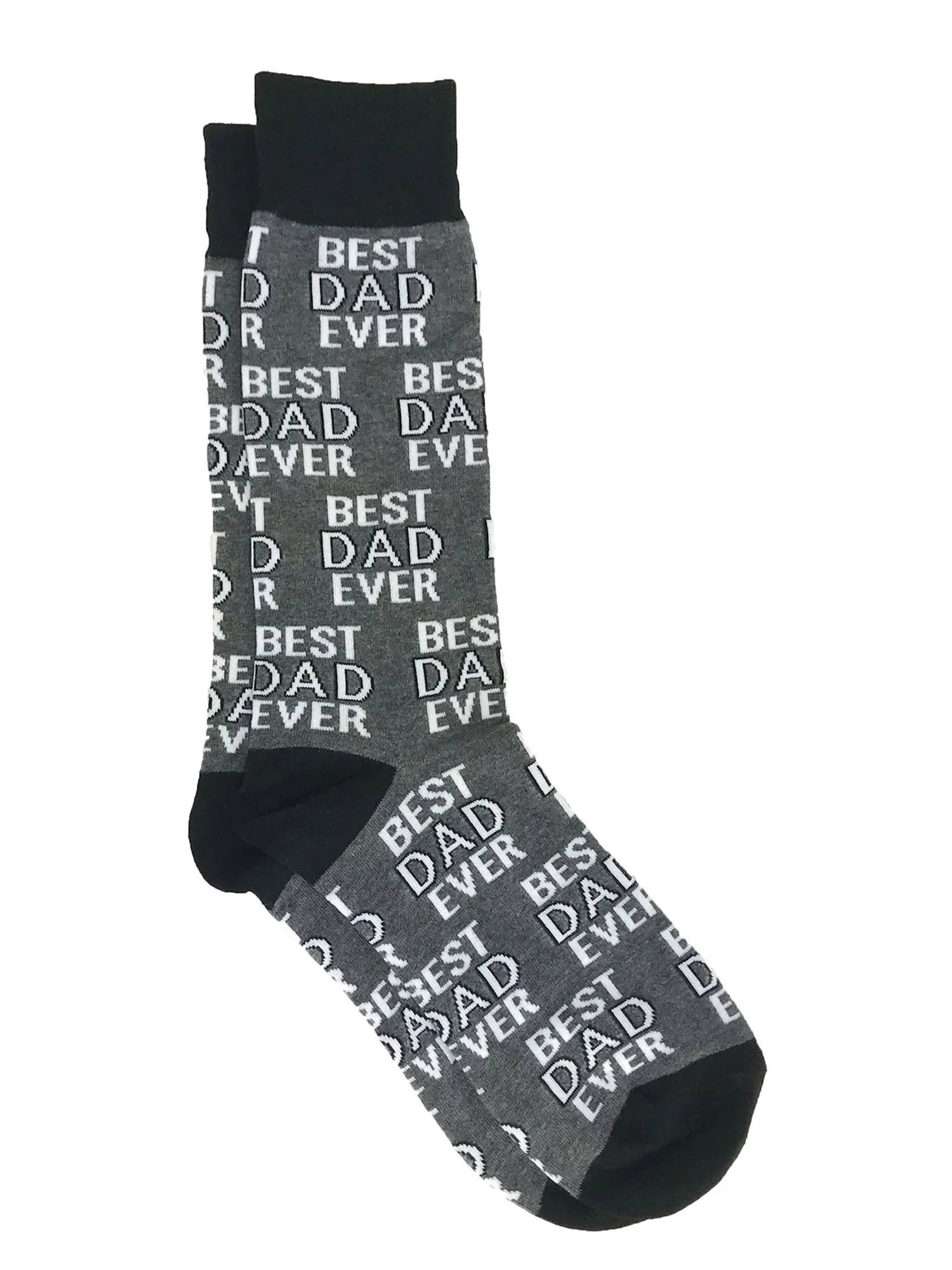 Men's Best Dad Ever & Sports Golf Father's Day Socks Size 10-13 2 Pack Gift Set