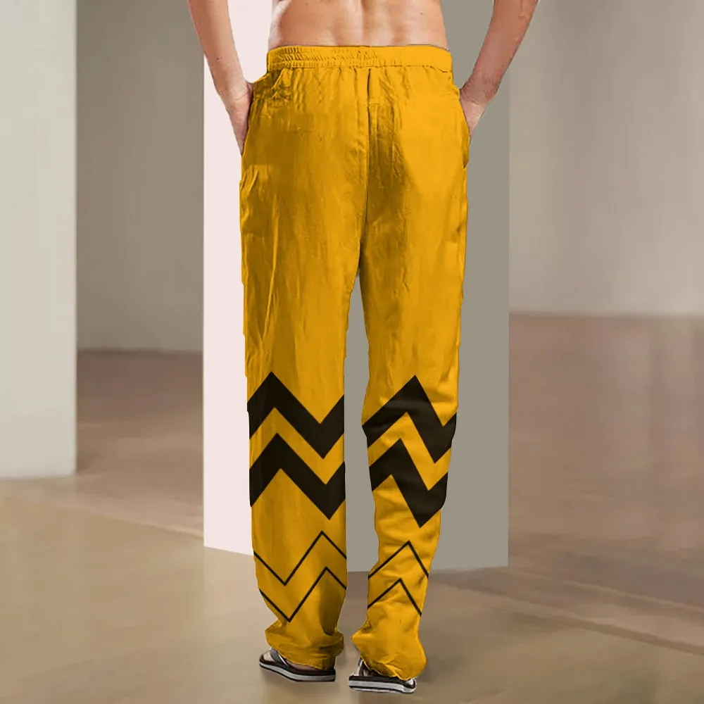 Men's Cartoon Geometric Classic Casual Pants 2411000464