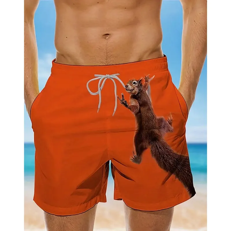 Men's Casual 3d Digital Pringting Short