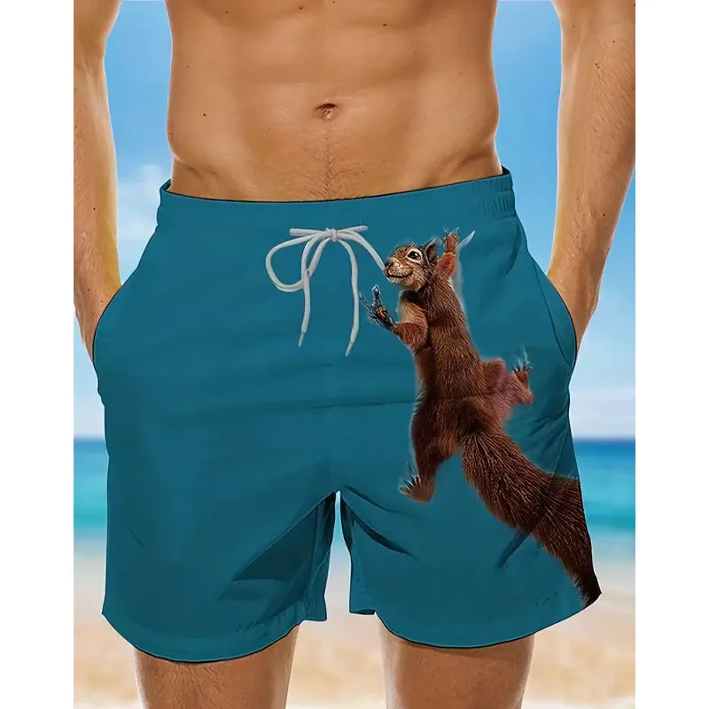 Men's Casual 3d Digital Pringting Short