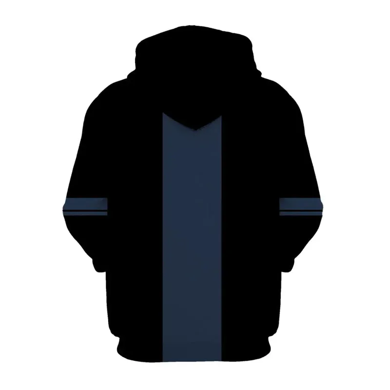 Men's Casual Long Sleeve Color Block Hoodie 2410008649