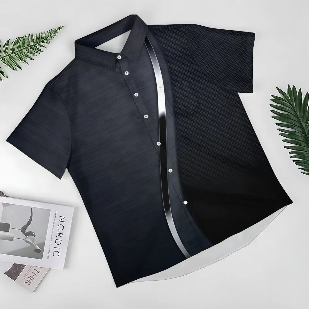 Men's  Casual Short Sleeve Shirt 2401000043