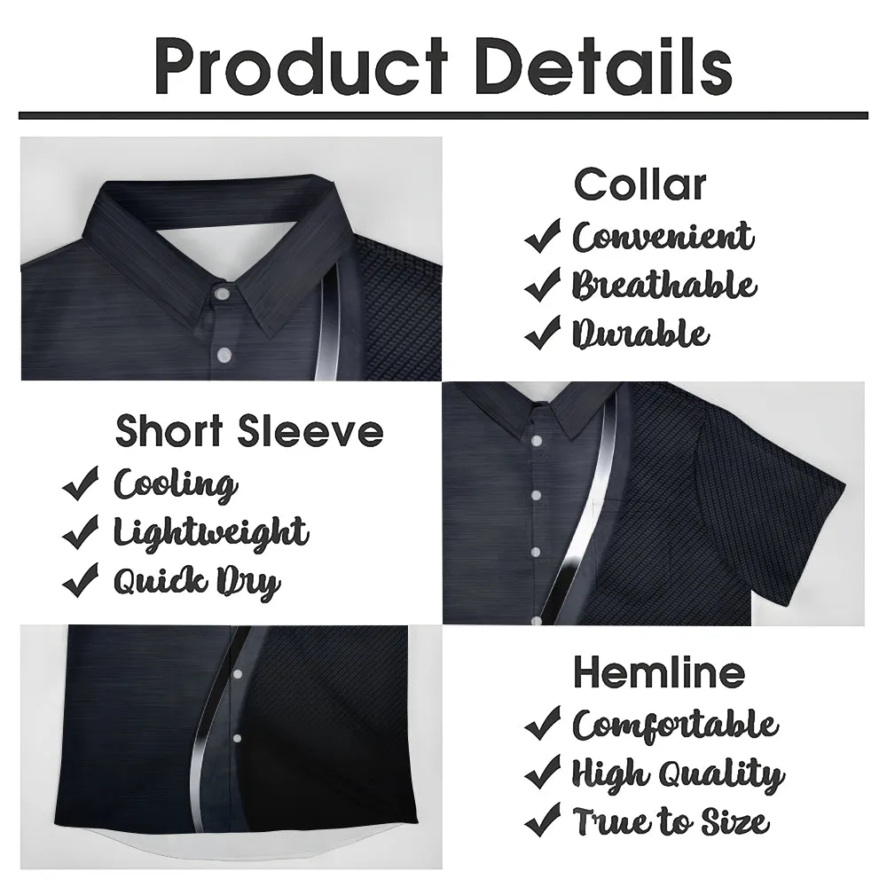 Men's  Casual Short Sleeve Shirt 2401000043