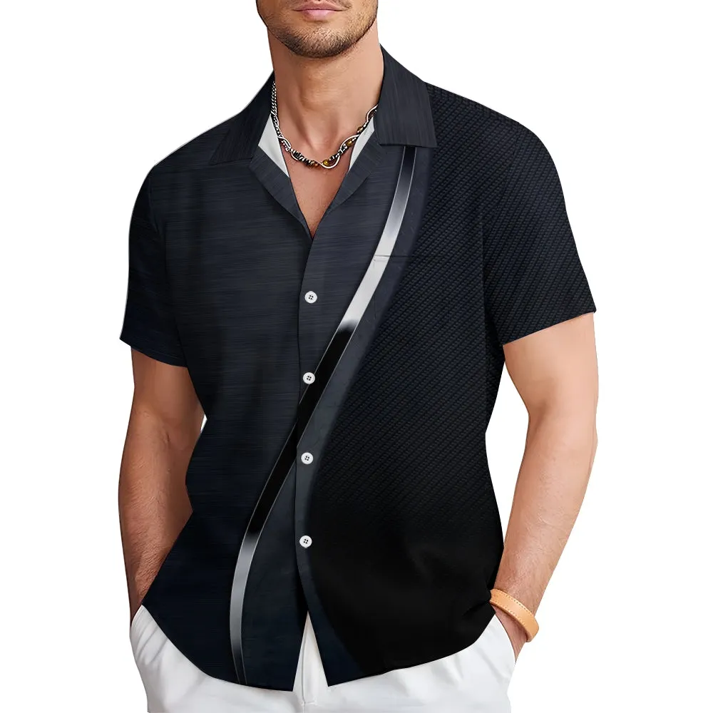 Men's  Casual Short Sleeve Shirt 2401000043