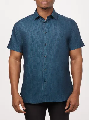 Men's casual short sleeve shirt