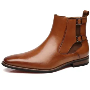 Men's Chelsea Boots Angus-1-cognac