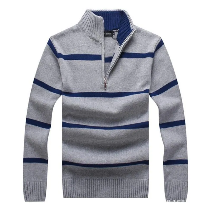 Men's Collar Long Sleeve Sweater
