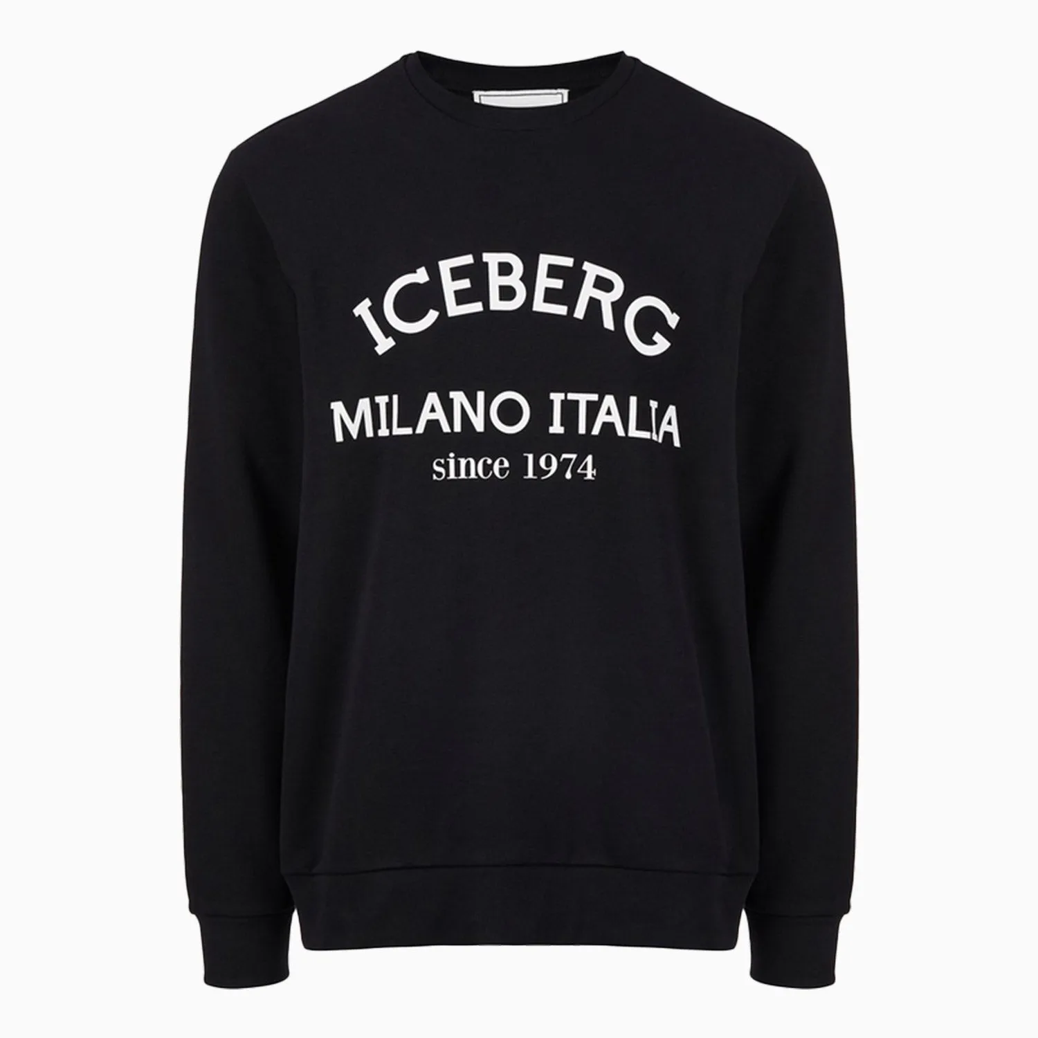 Men's Crew Neck Sweatshirt With Institutional Logo