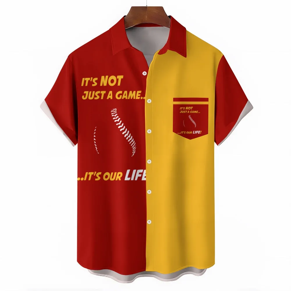 Men's Hawaiian Casual Short Sleeve Shirt 2403000790