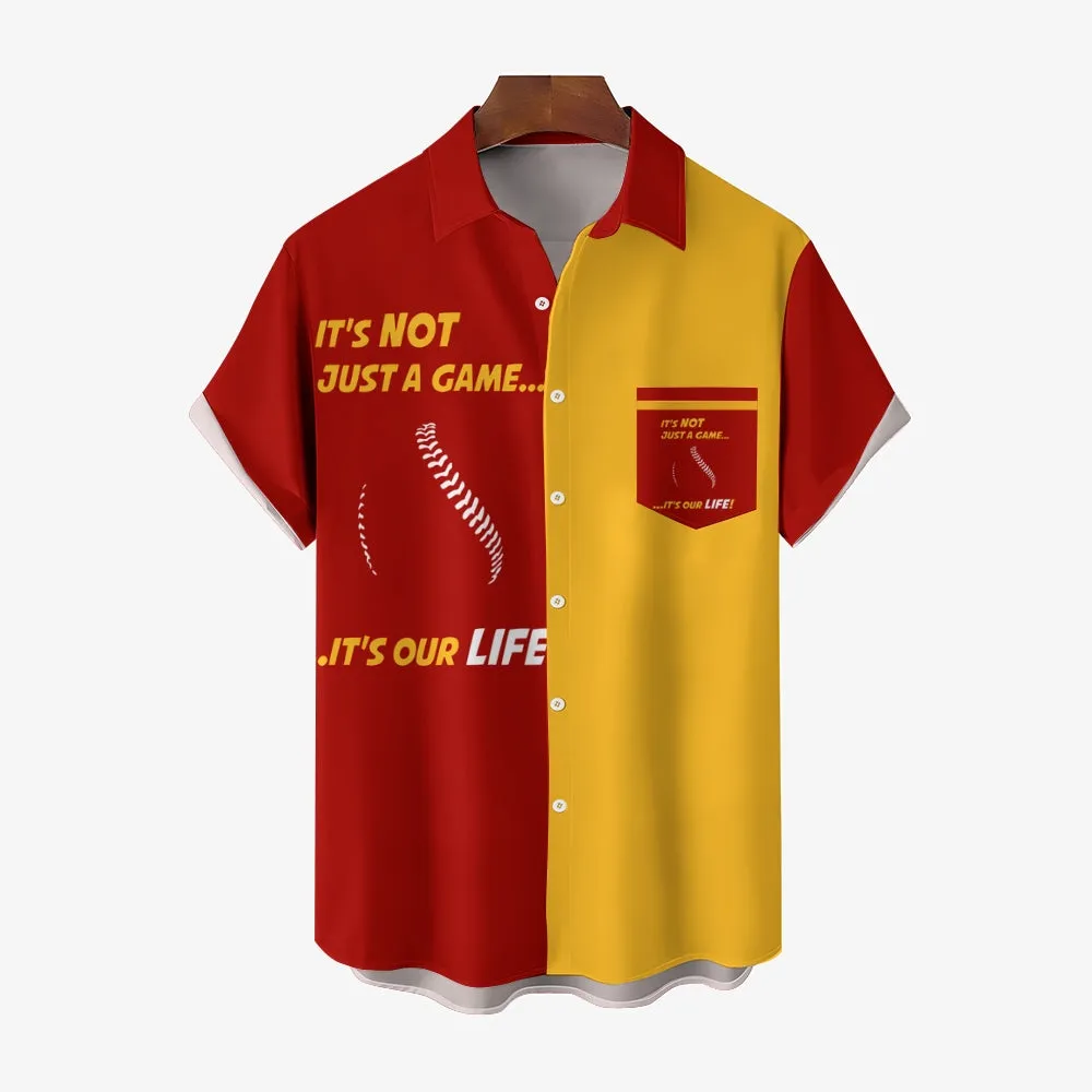 Men's Hawaiian Casual Short Sleeve Shirt 2403000790