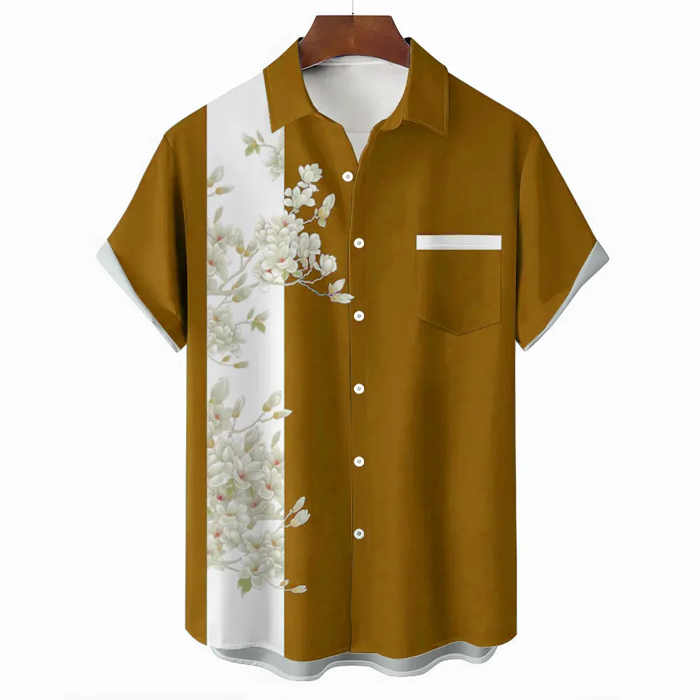 Men's Hawaiian Casual Short Sleeve Shirt 2412008859