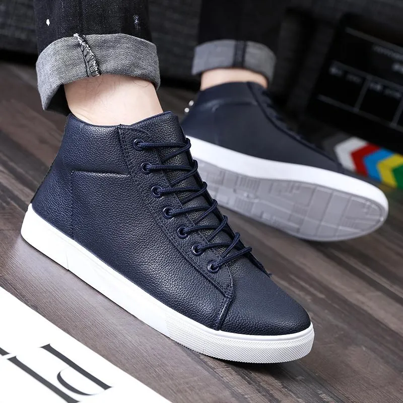 Men's High Top Zip Lace Boot