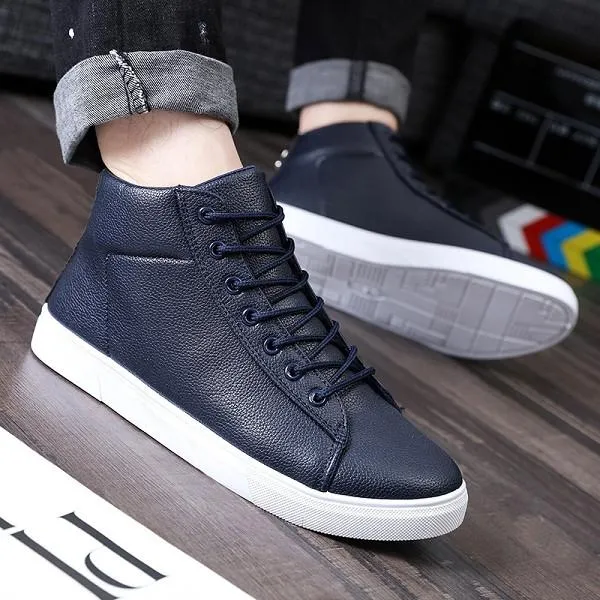 Men's High Top Zip Lace Boot