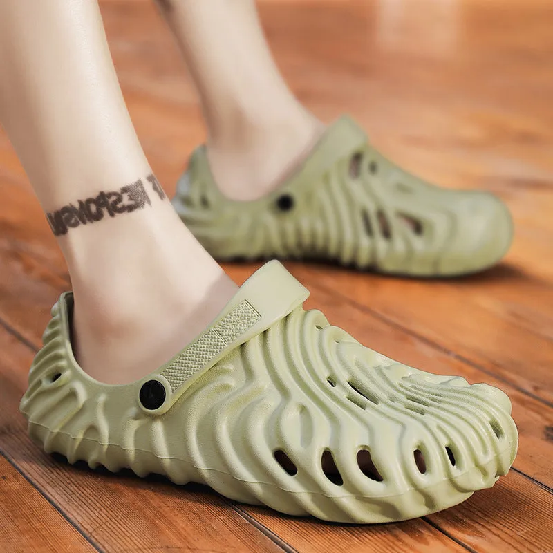 Men's Non-slip Thick Soled EVA Closed-toe Sandals