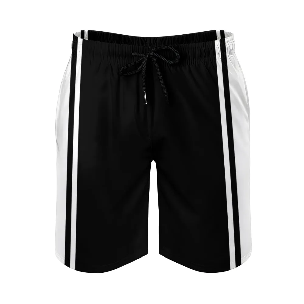 Men's Sports Stripes Shorts 2401000149