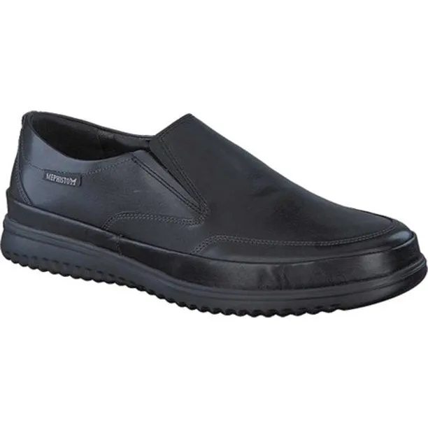 Mephisto Mens Twain Black Rubber Casual Shoes