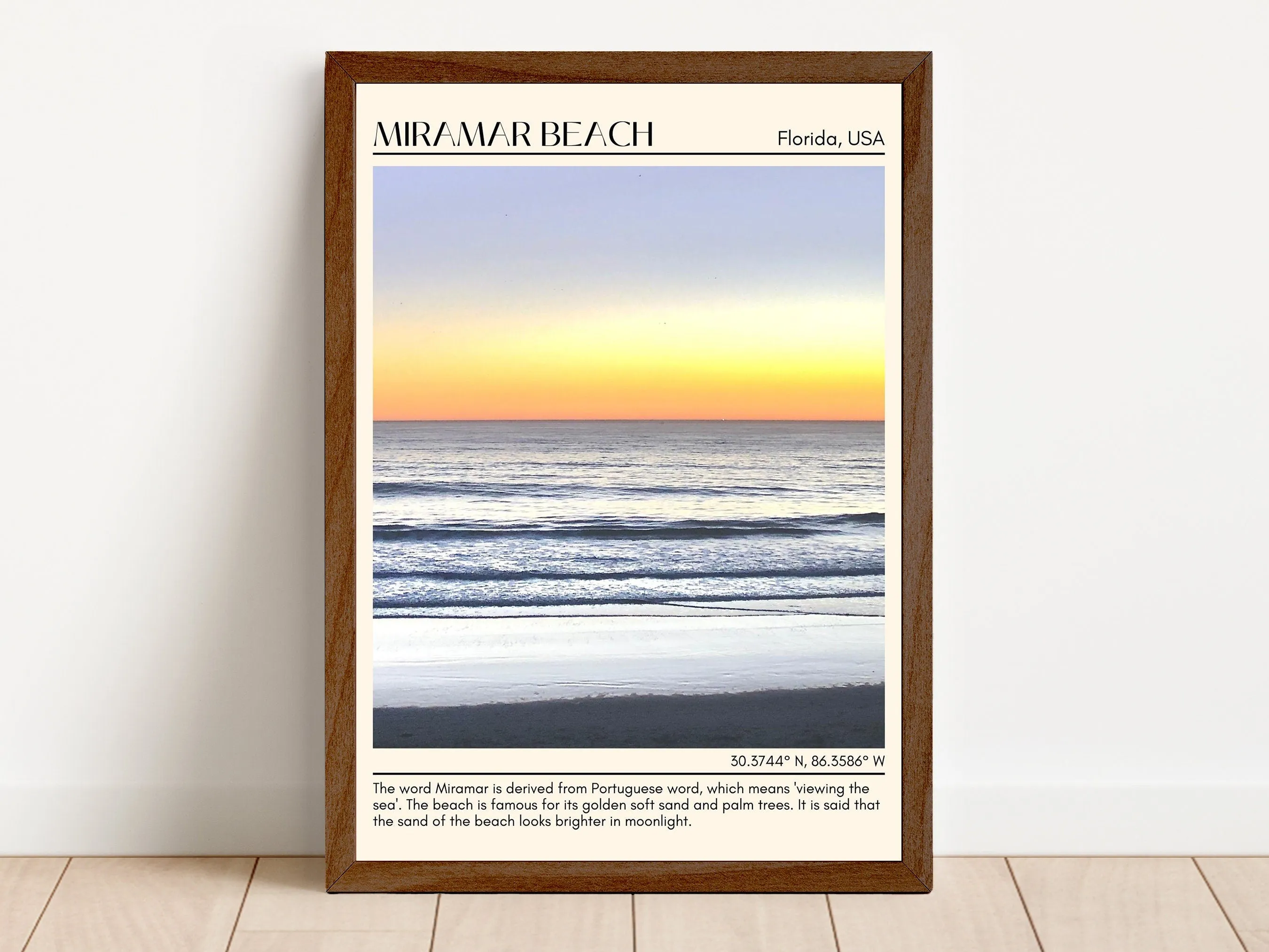 Miramar Beach Wall Canvas, USA