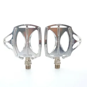 MKS Classic Urban Platform Pedals Sealed Bearing Road City Bike Black / Silver