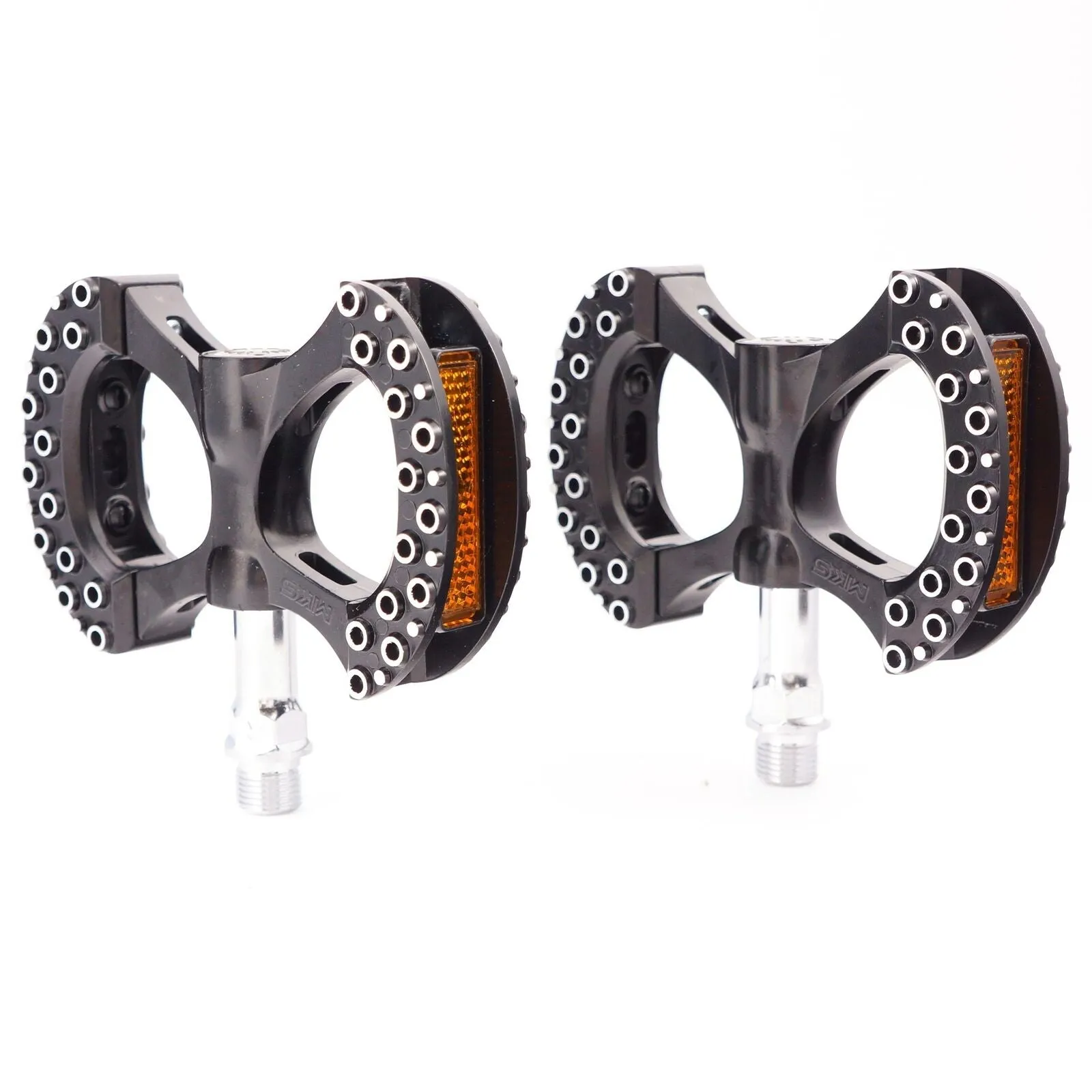 MKS Lambda Platform Bicycle 9/16" 3-Piece Crank Bike MTB BMX Pedal Black
