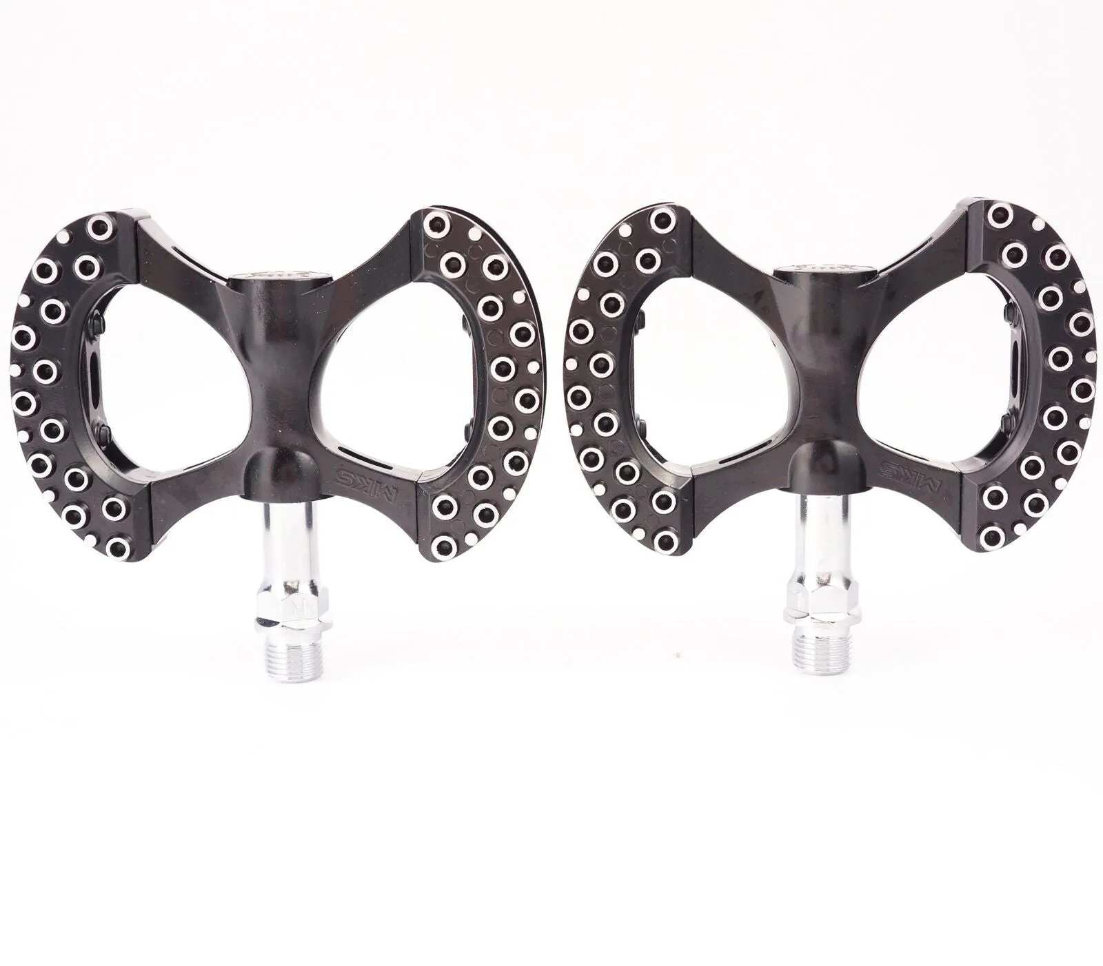 MKS Lambda Platform Bicycle 9/16" 3-Piece Crank Bike MTB BMX Pedal Black