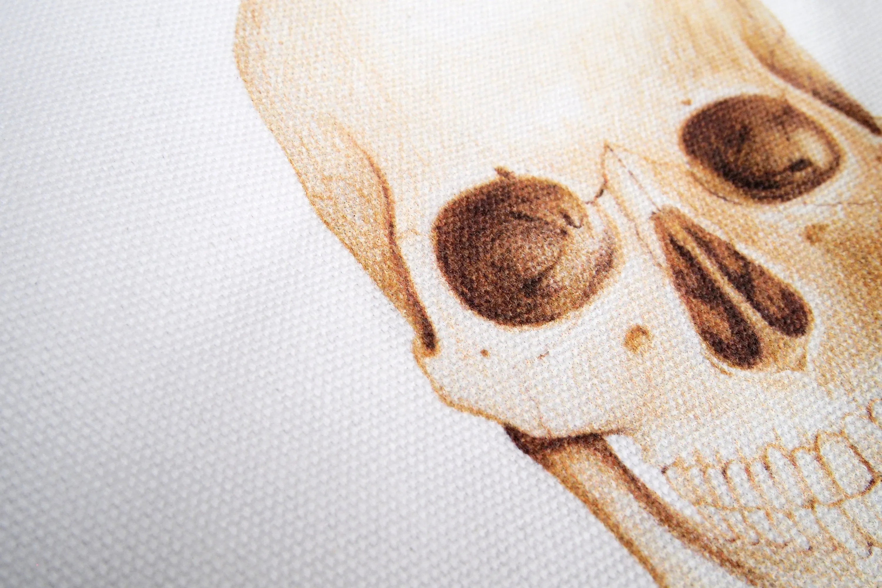 Multi Pockets Canvas Bag - Skull