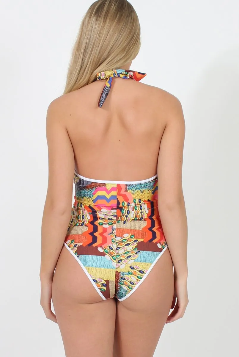 Multi Print Swimsuit - Lucie