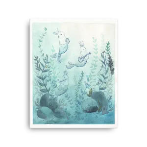 Musical Merbuns Canvas Print