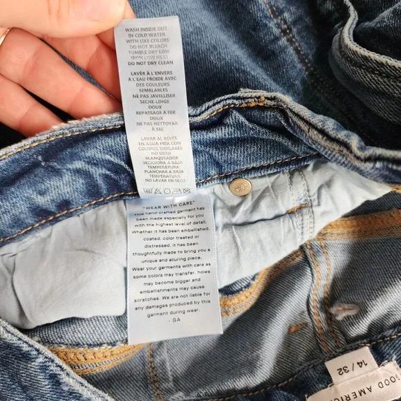 New Good American 90's Icon Jean Indigo 14/32