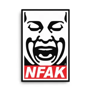 Nfak - Nusrat Fateh Ali Khan - Icon Canvas Art Painting Print