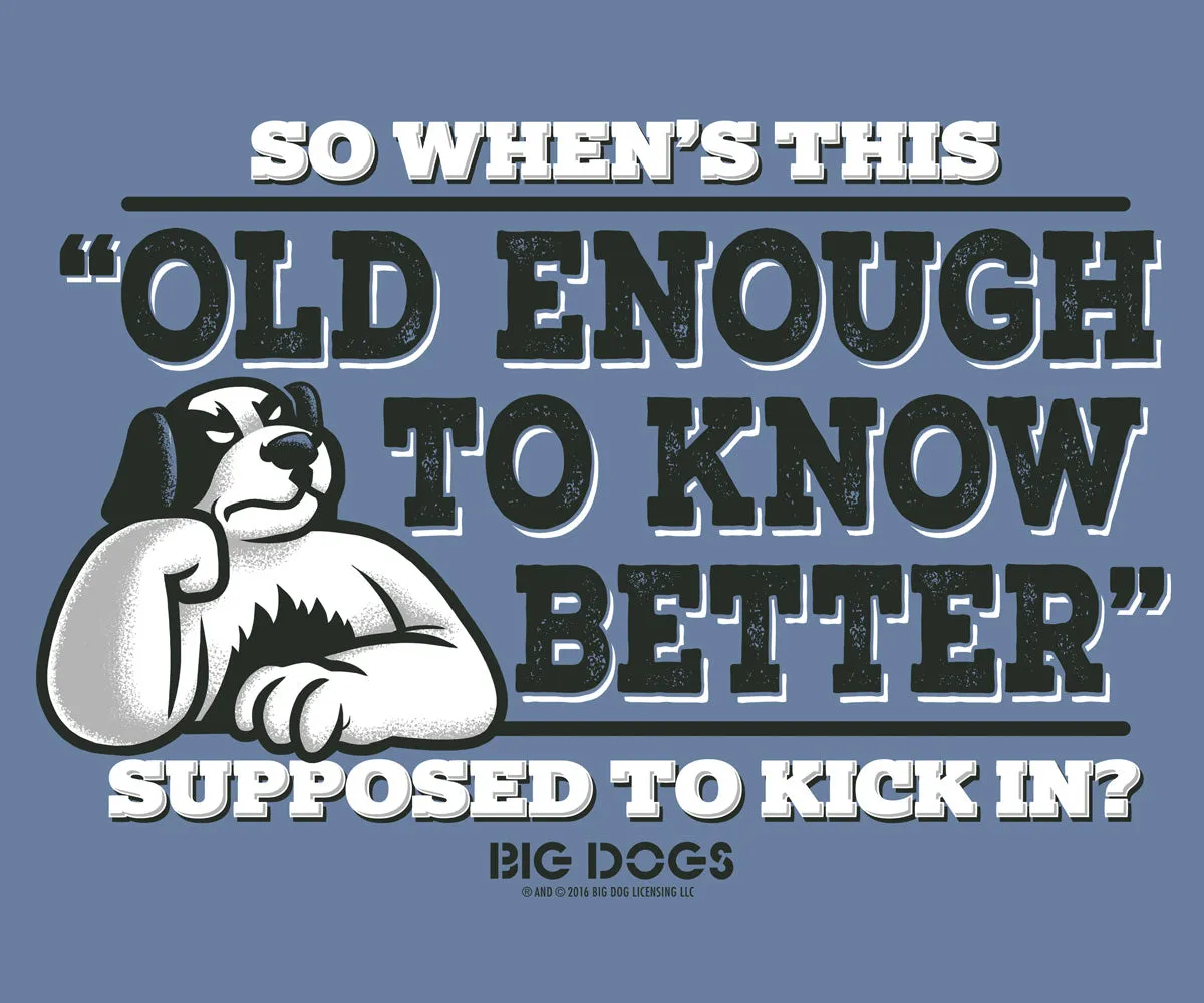 Old Enough To Know Better T-Shirt