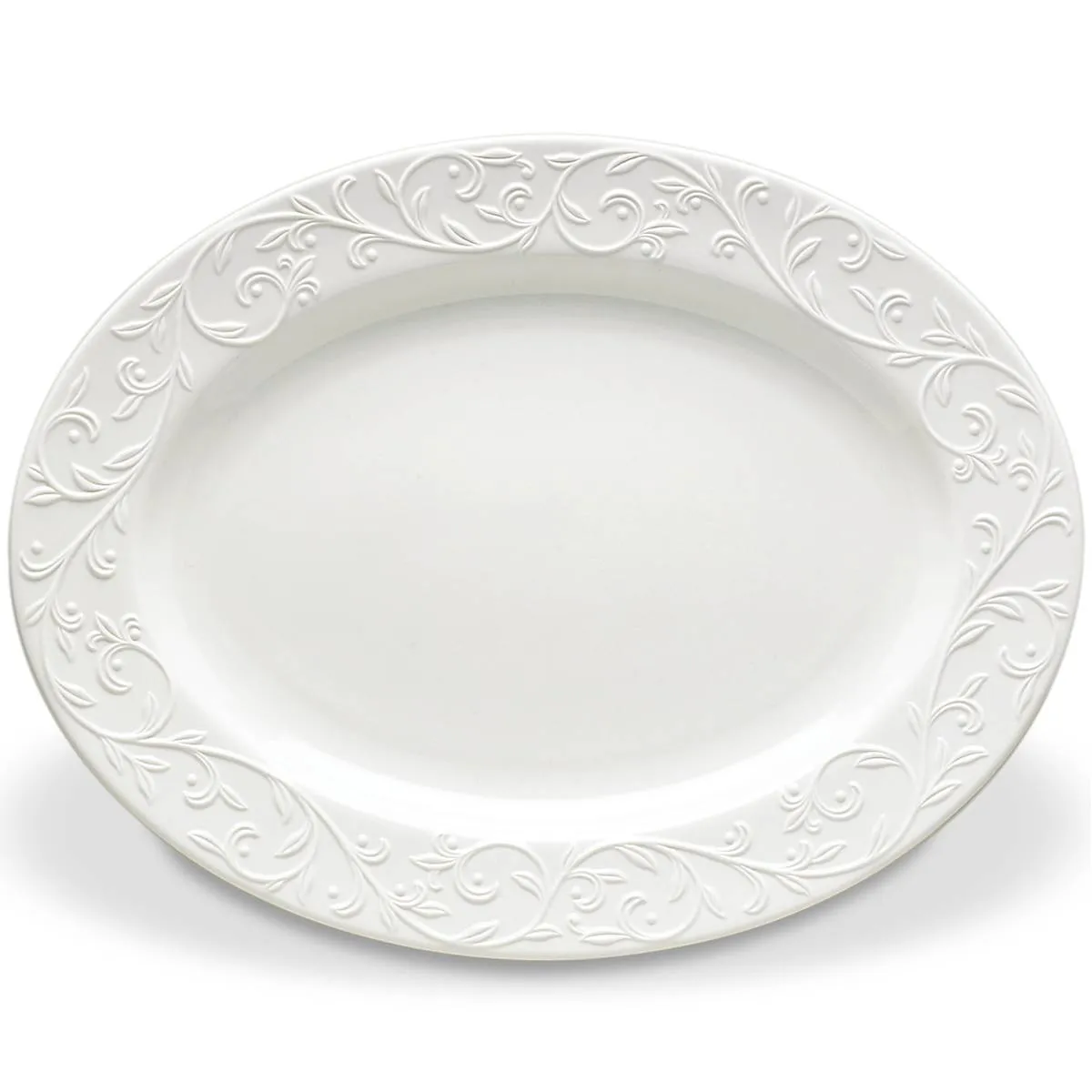 Opal Innocence Carved 16" Oval Serving Platter
