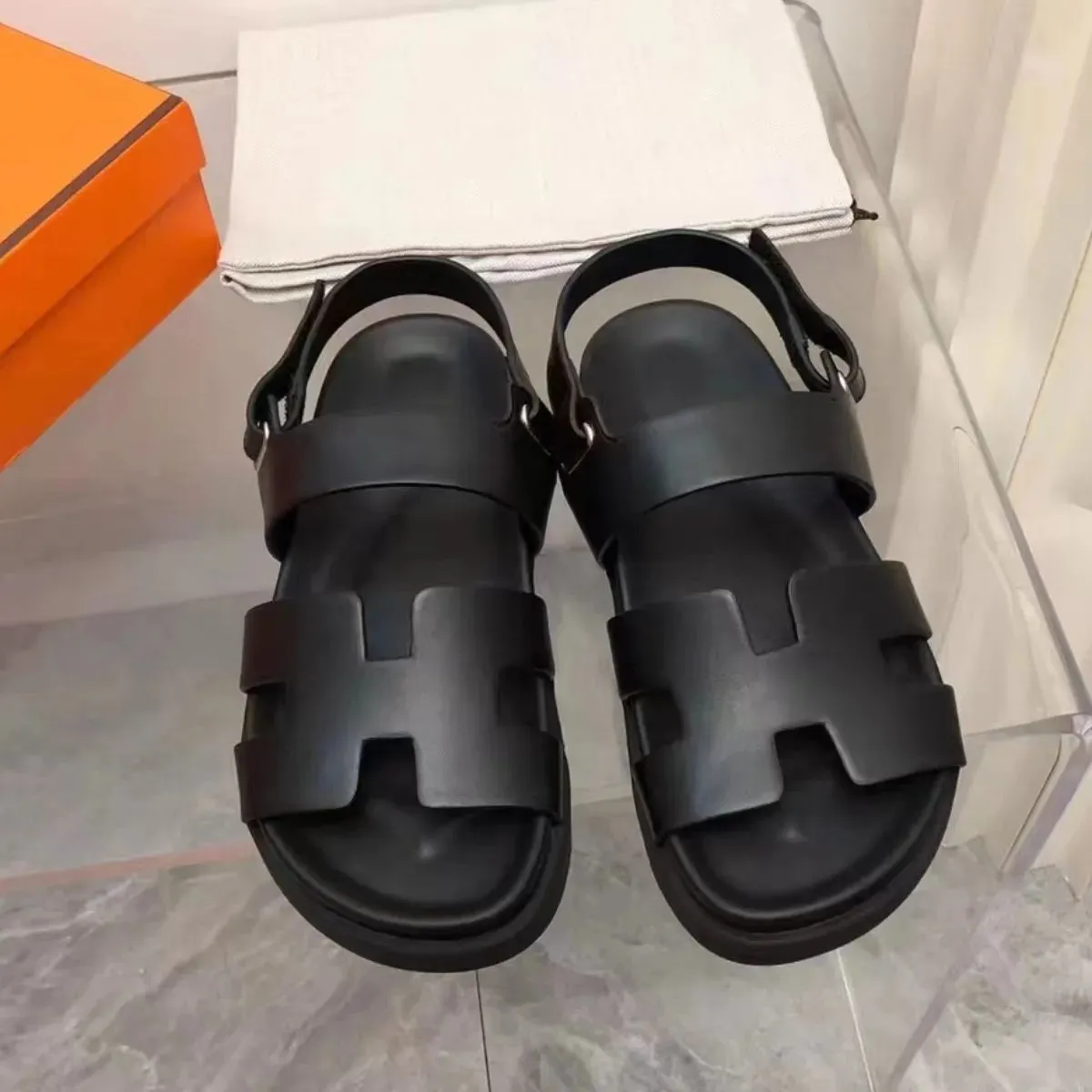 Open Toe Flats Sandals