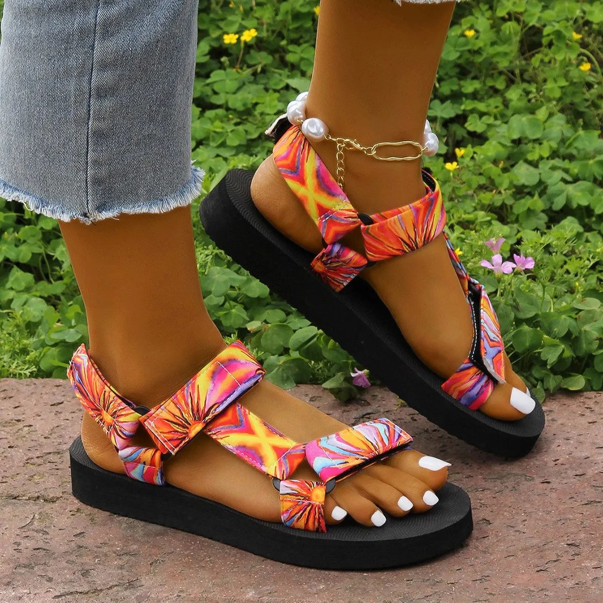 Open Toe Platform Sandals