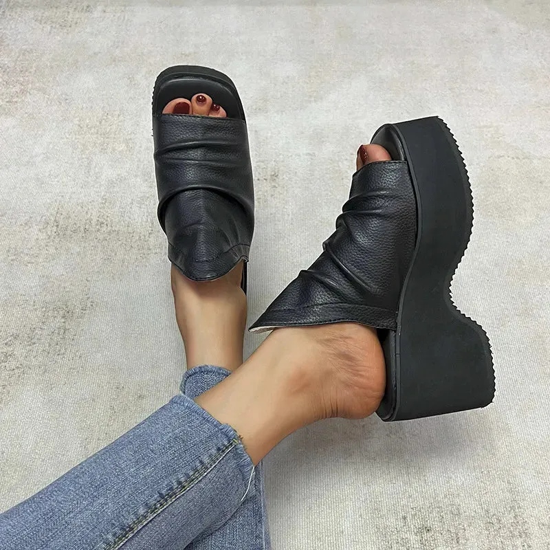 Open Toe Platform Sandals