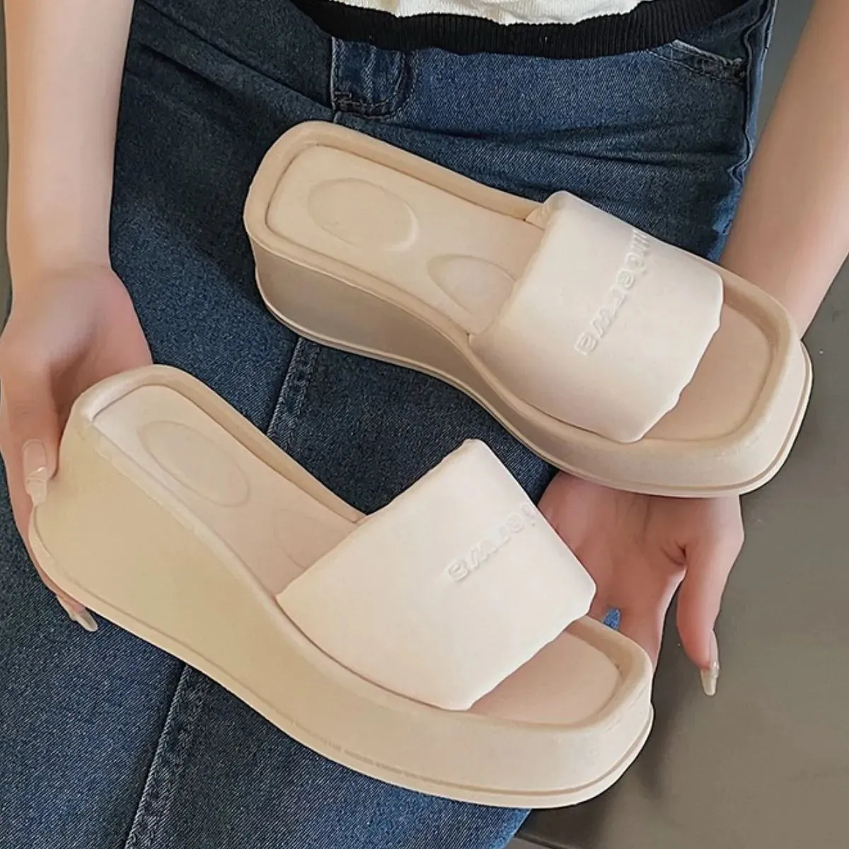 Open Toe Wedge Sandals