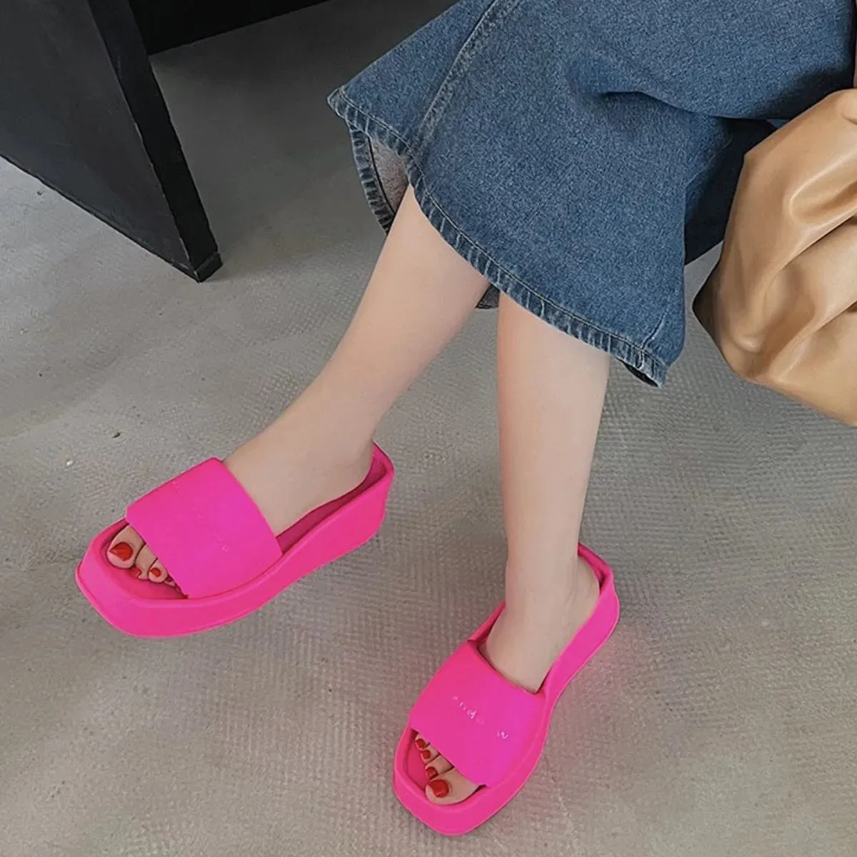 Open Toe Wedge Sandals