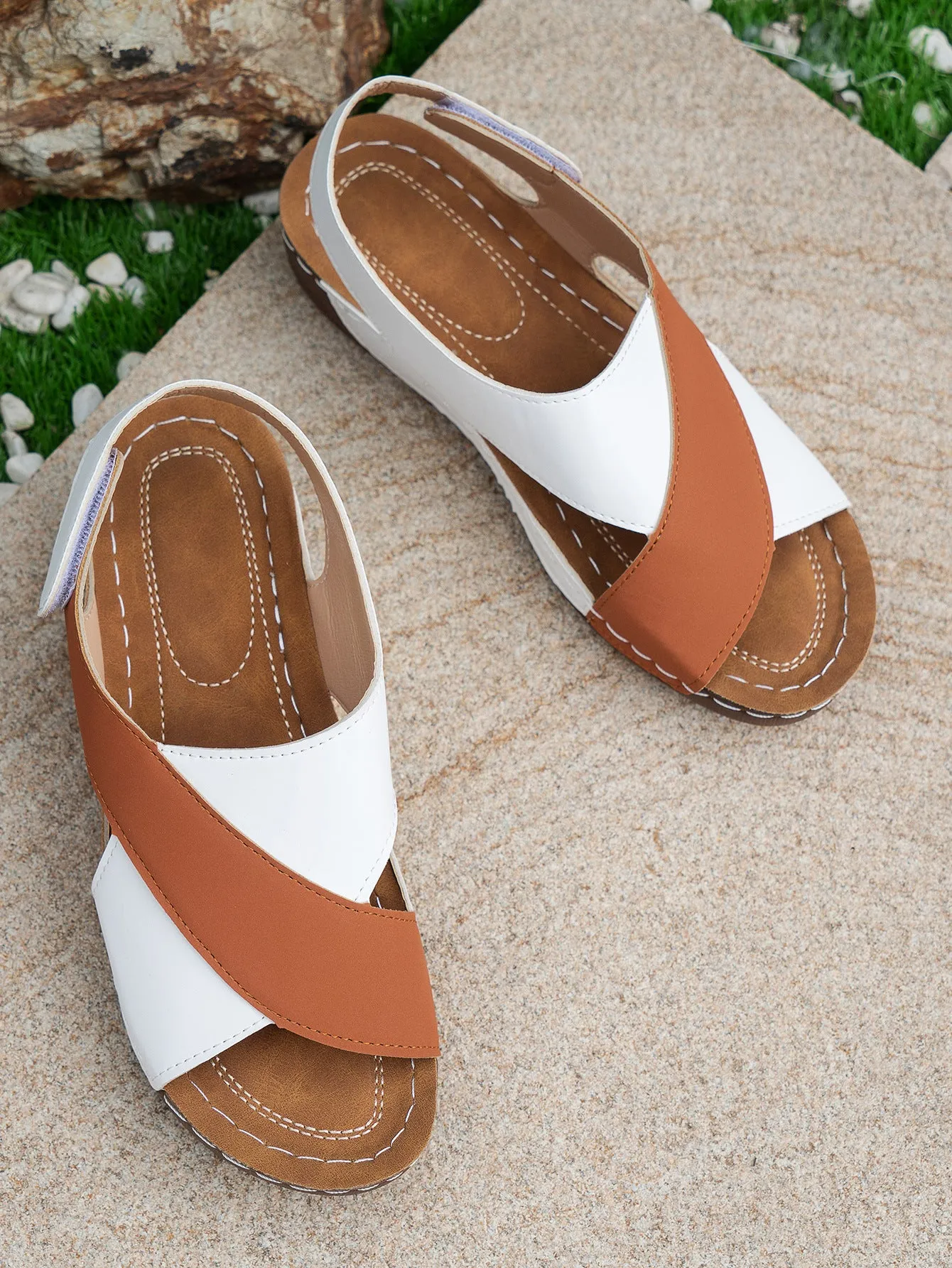Open Toe Wedge Sandals