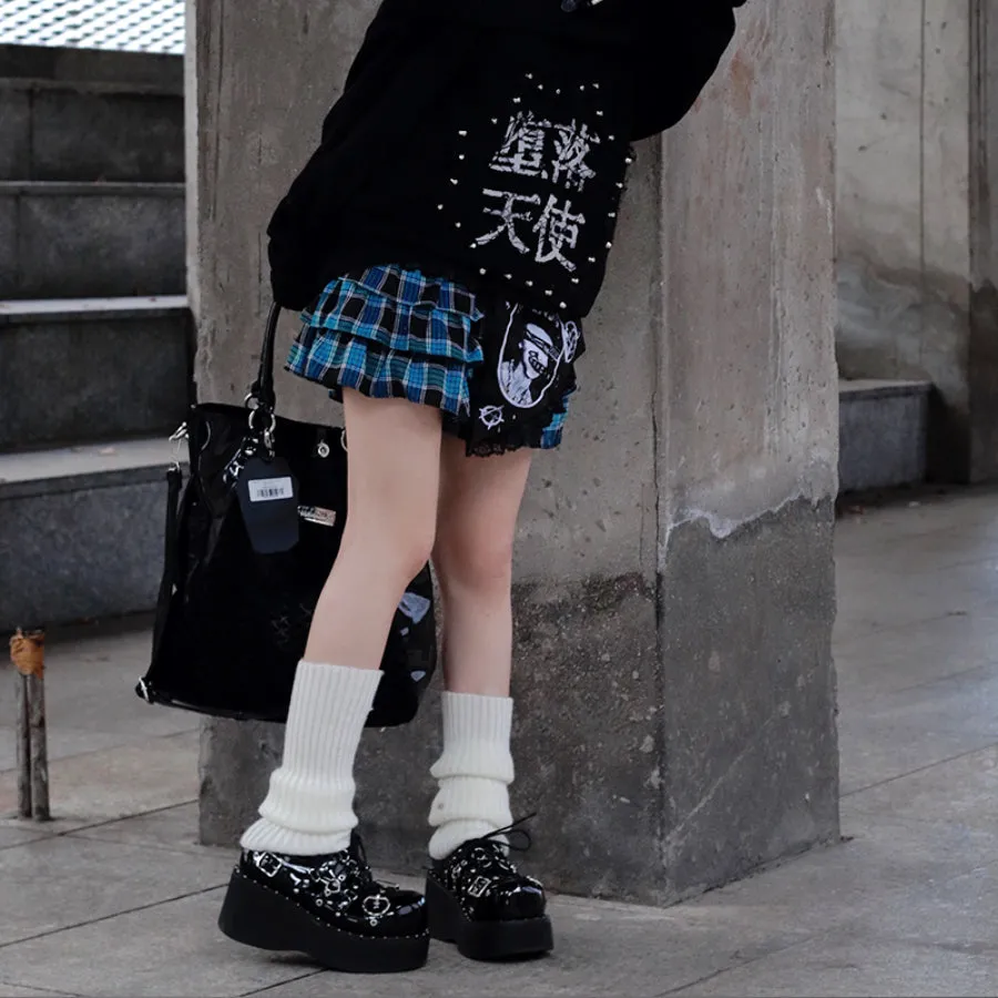Original Spice Girl Dark  Lolita Thick Soled Shoes S22660