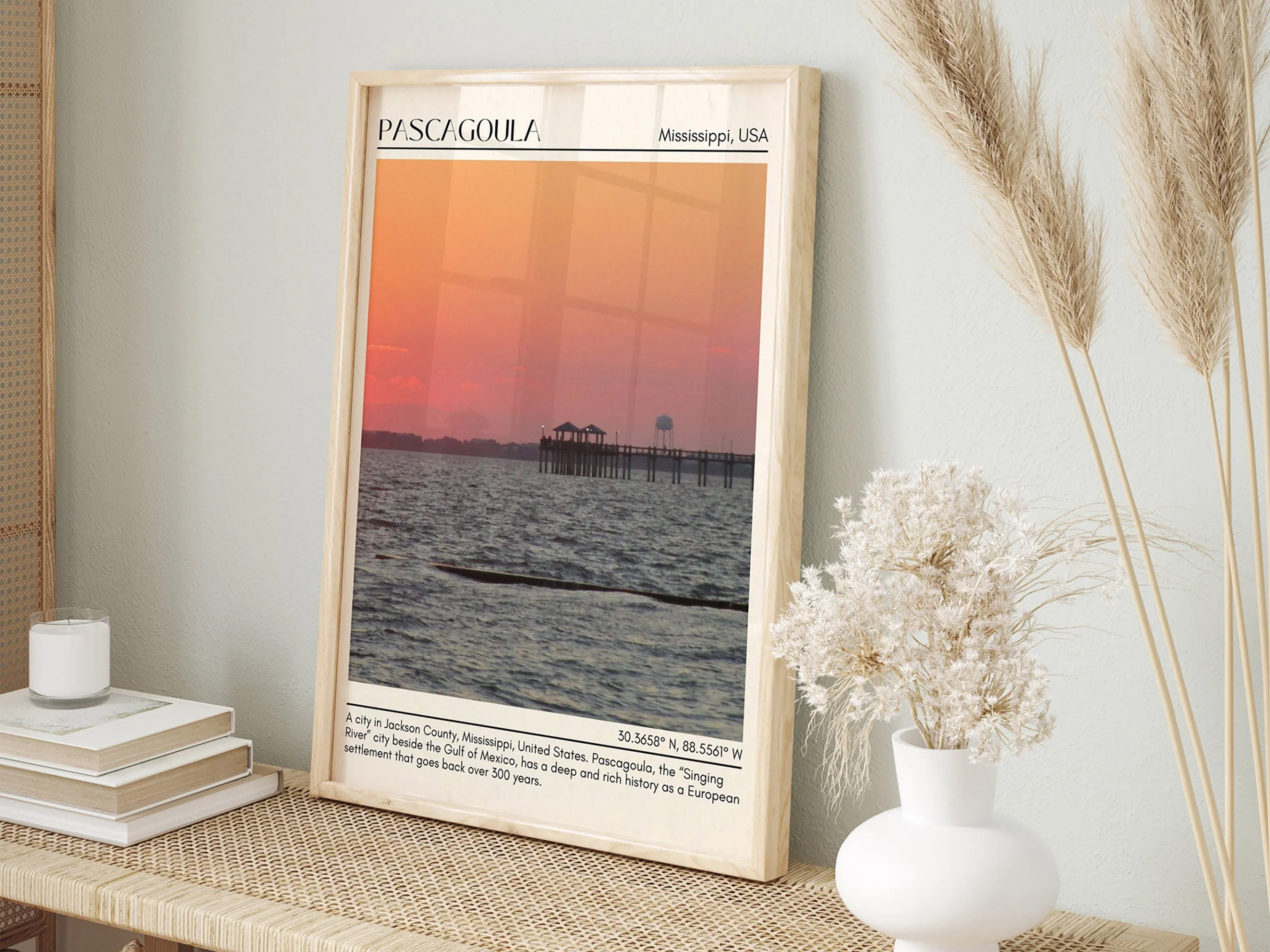 Pascagoula Wall Canvas, USA
