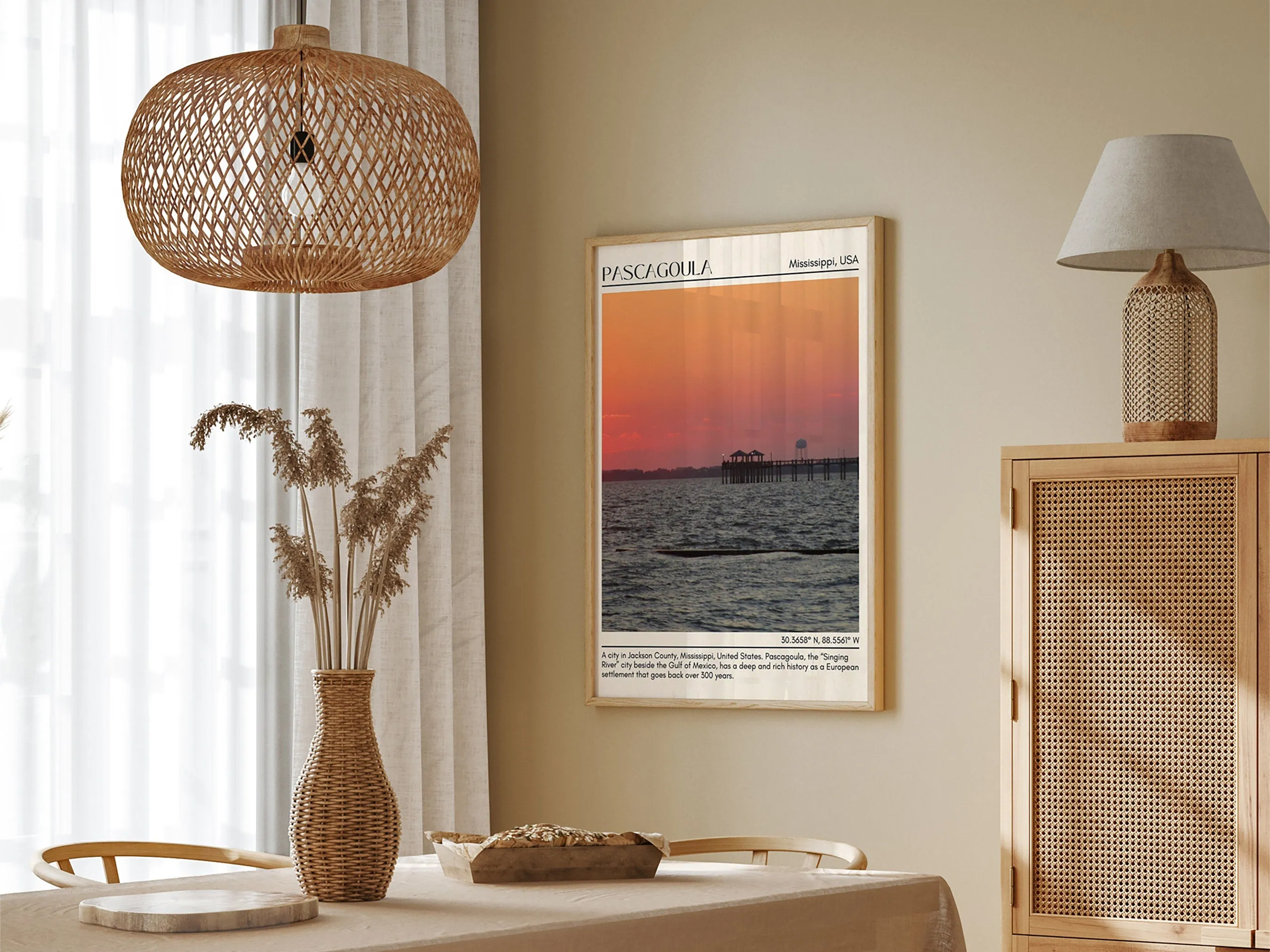 Pascagoula Wall Canvas, USA