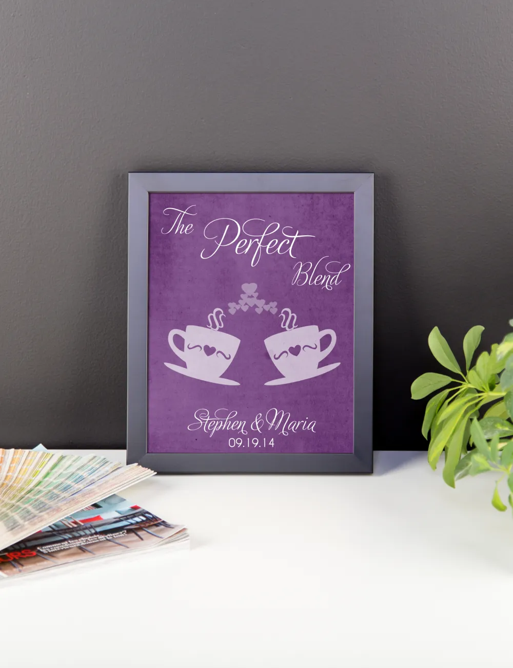 Perfect Blend Coffee Wedding Art - Wedding Gifts For Couples