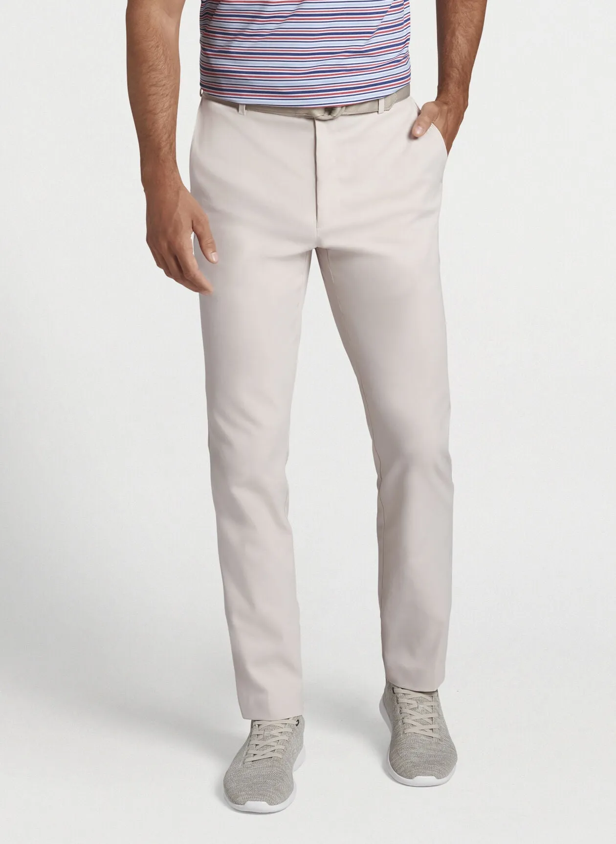 PETER MILLAR RALEIGH PERFORMANCE TROUSER - STONE