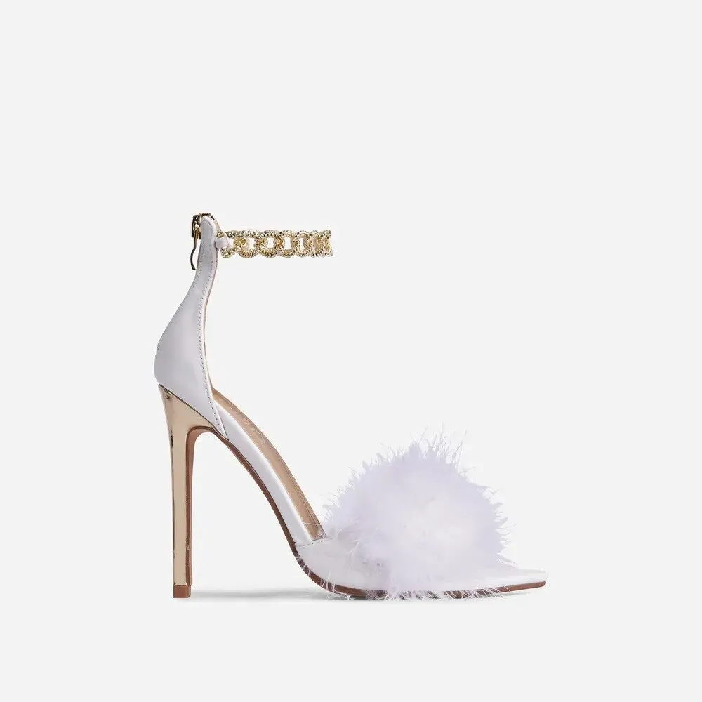 Pointed Closed Toe Sexy High Heels Sandals