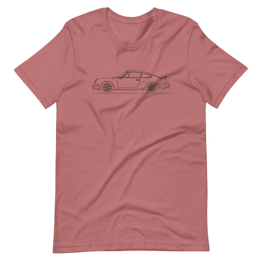 Porsche 911 Carrera RS 2.7 silhouette T-shirt