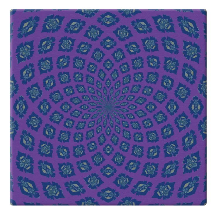 Purple Flower Canvas Wrap