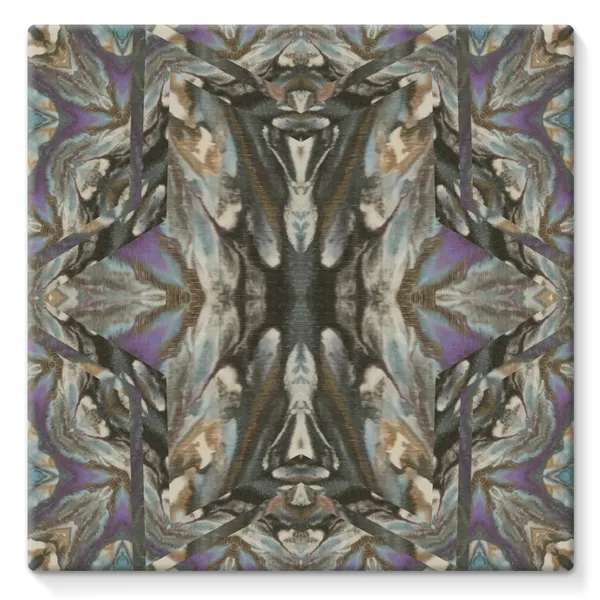 Purple Star Canvas Wrap