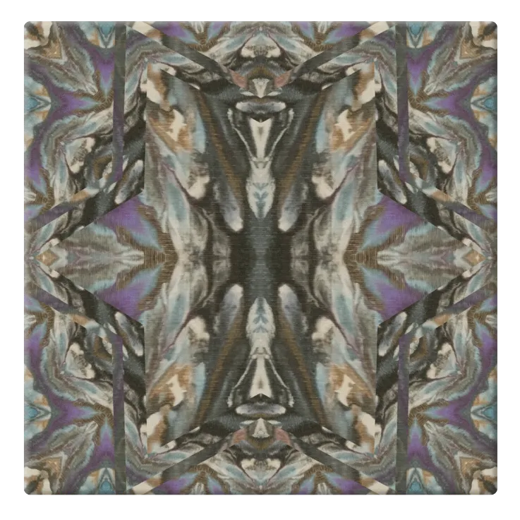 Purple Star Canvas Wrap
