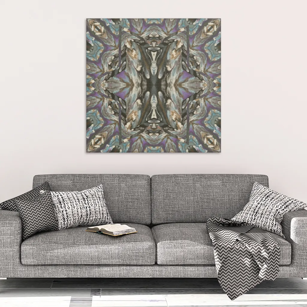 Purple Star Canvas Wrap