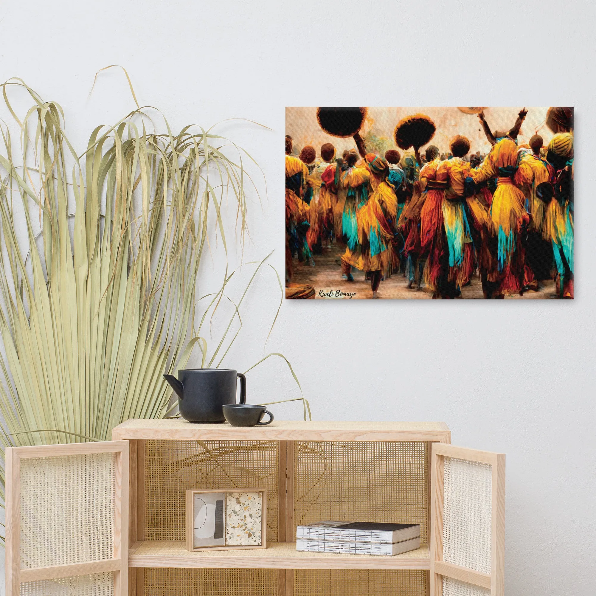 "Celebration Ritual" - Canvas Print