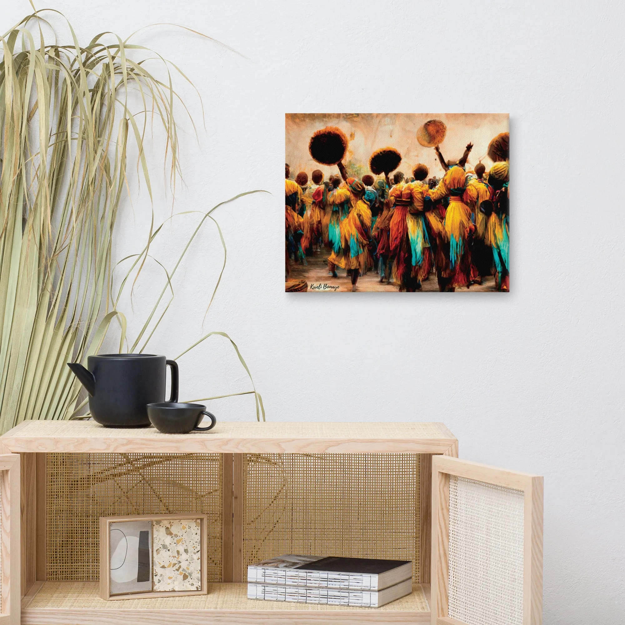 "Celebration Ritual" - Canvas Print